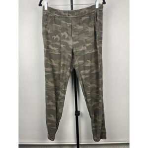 Athleta Green Camo Farallon Athletic Cotton Blend Jogger‎ Sweat Pants Size 10